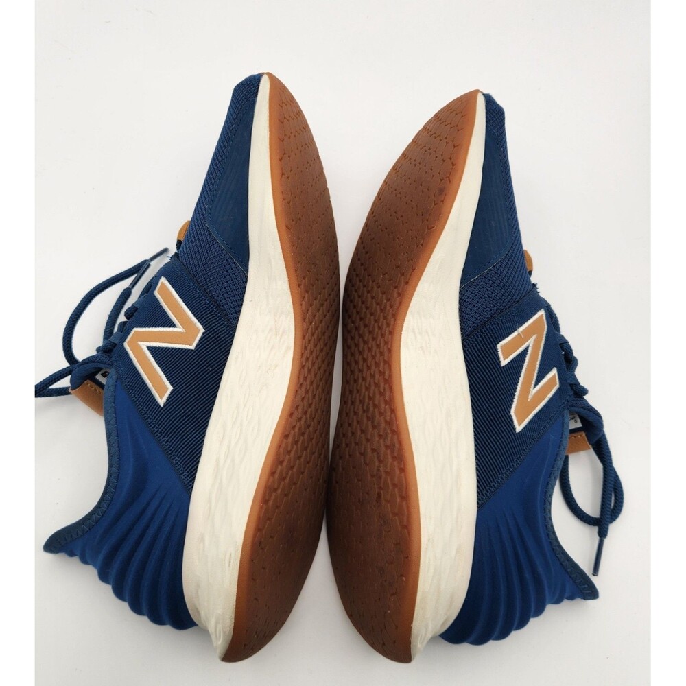 New Balance Fresh Foam Roav V1 Athletic Shoes Sneakers Blue/Tan Mens size 12 - Picture 7 of 10